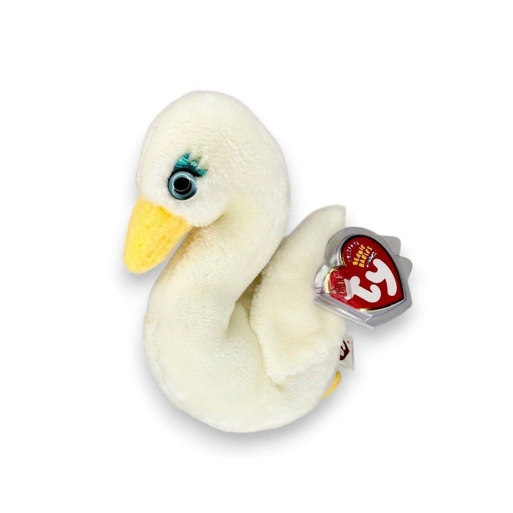 Goddessโ the Swan Ty Beanie Baby | Graceful Elegance | Mint Heart Tag